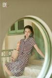  Đầm tay ngắn,  25SDKC042K 