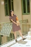  Đầm tay ngắn,  25SDKC042K 