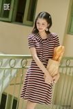  Đầm tay ngắn,  25SDKC042K 