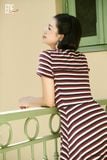  Đầm tay ngắn,  25SDKC042K 