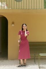  Đầm tay ngắn,  25SDKC047K 