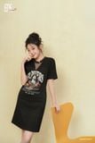  Đầm tay ngắn,  25SDKC054D 