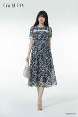  Đầm tay ngắn, Dáng thắt eo 25SDKE010F 