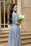  Đầm tay ngắn, Dáng thắt eo 25SDKE022K 
