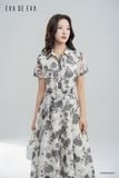  Đầm tay ngắn, Dáng thắt eo 25SDKE023F 
