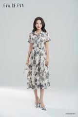  Đầm tay ngắn, Dáng thắt eo 25SDKE023F 