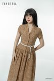  Đầm tay ngắn, Dáng thắt eo 25SDKE033F 