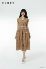  Đầm tay ngắn, Dáng thắt eo 25SDKE033F 