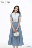  Đầm tay ngắn, Dáng thắt eo 25SDKE036O 