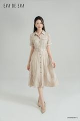  Đầm tay ngắn, Dáng thắt eo 25SDKE041F 