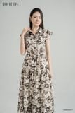  Đầm tay ngắn, Dáng thắt eo 25SDKE061F 