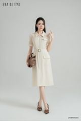  Đầm tay ngắn, Dáng thắt eo 25SDKE062B 