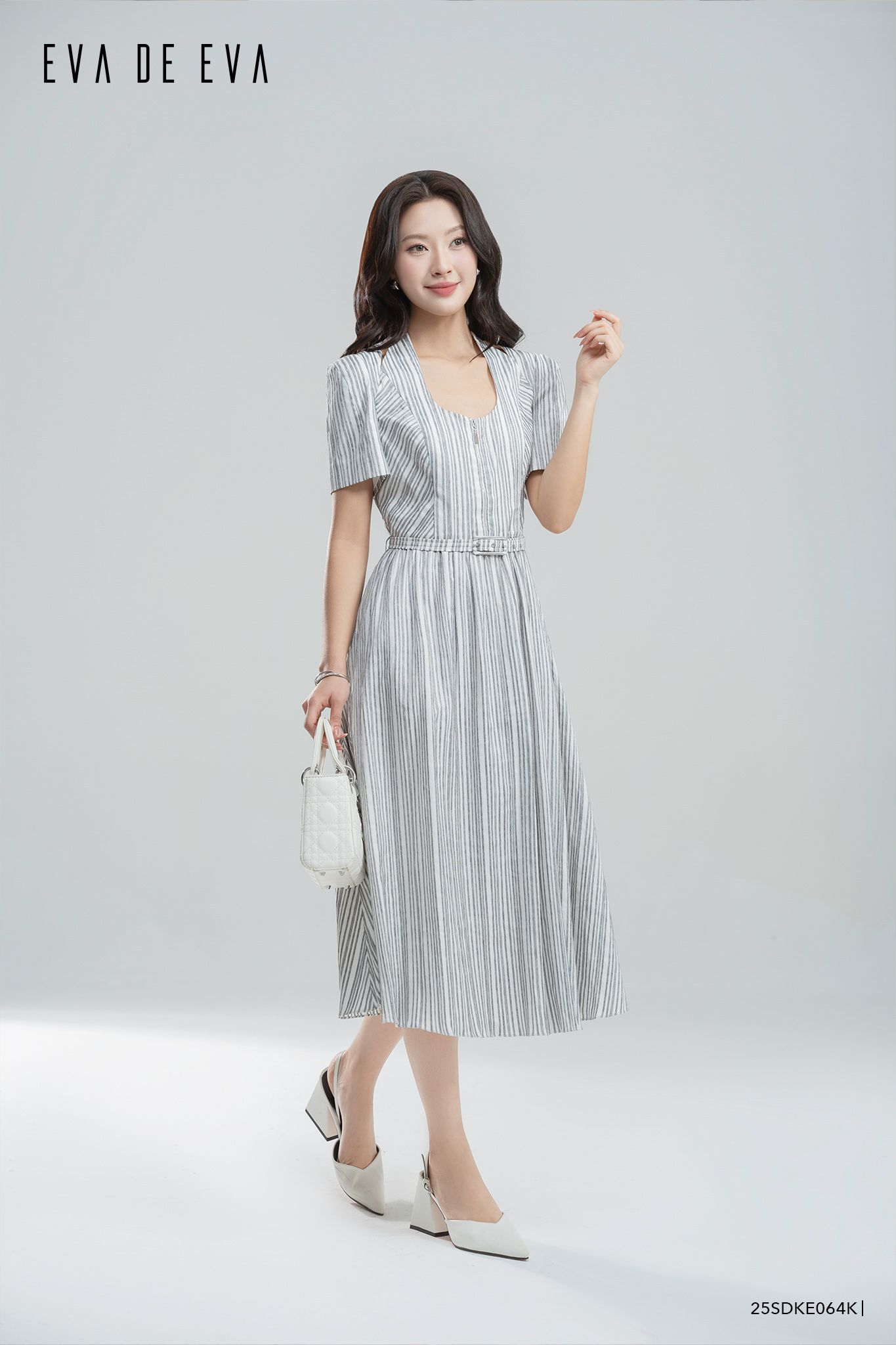  Đầm tay ngắn,  25SDKE064K 