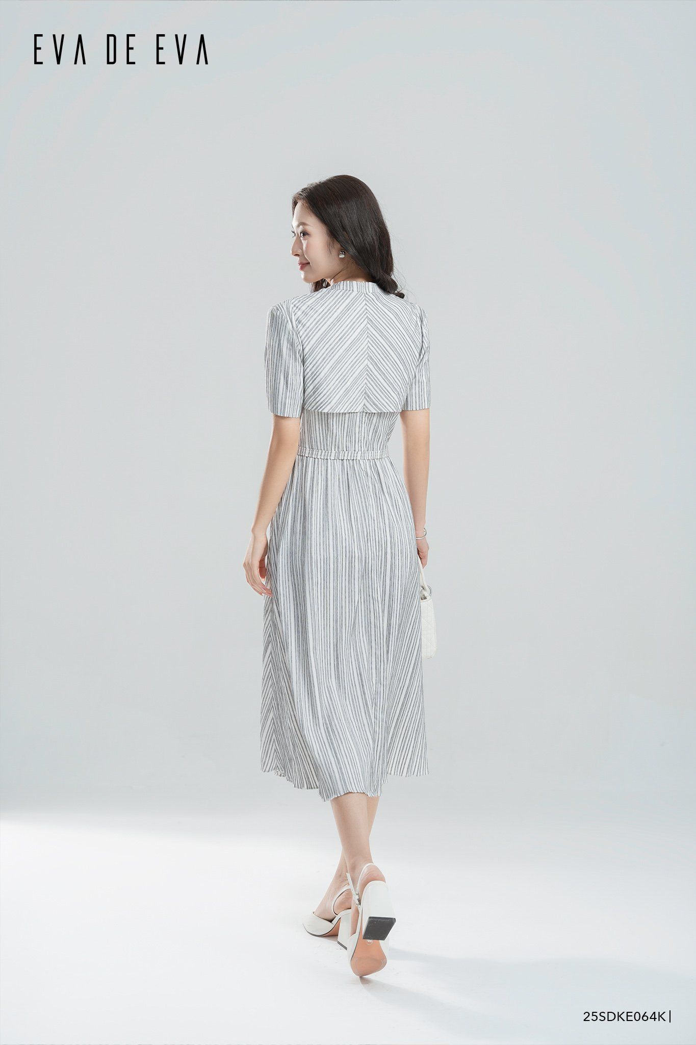  Đầm tay ngắn,  25SDKE064K 