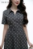  Đầm tay ngắn, Dáng thắt eo 25SDKE066S 