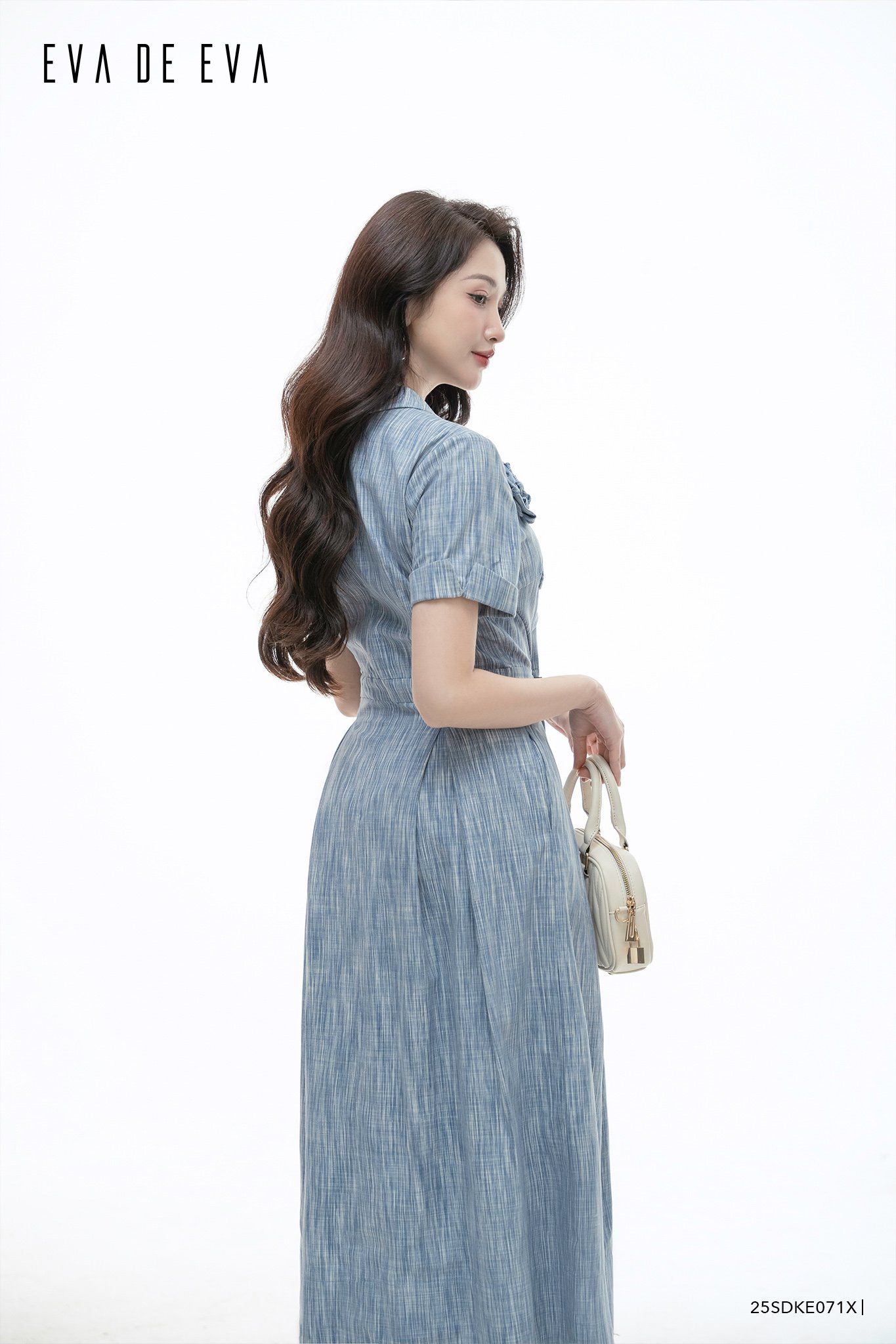  Đầm tay ngắn,  25SDKE071X 