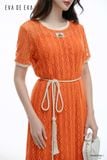  Đầm tay ngắn, Dáng thắt eo 25SDKE074C 