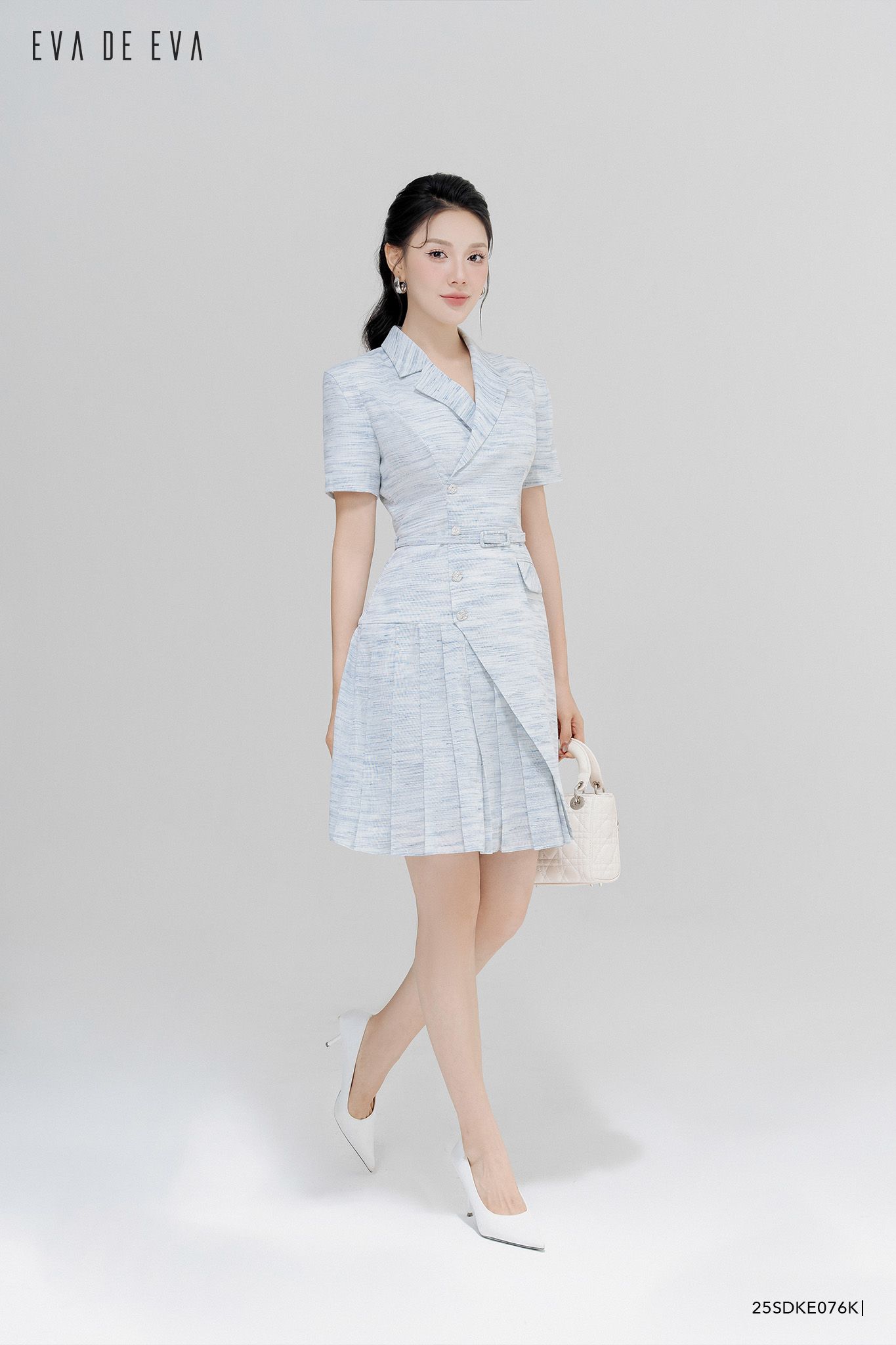  Đầm tay ngắn,  25SDKE076K 