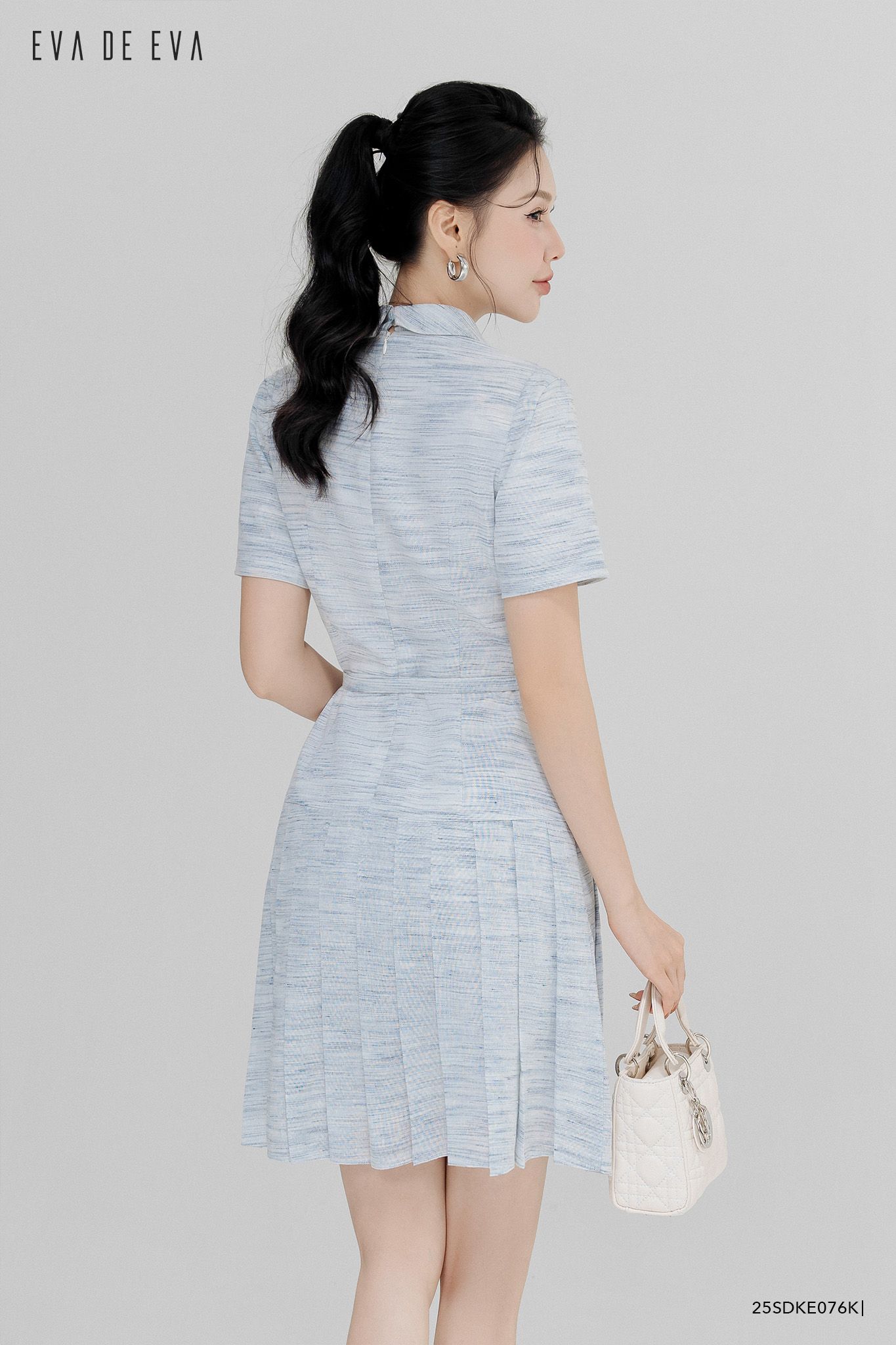  Đầm tay ngắn,  25SDKE076K 