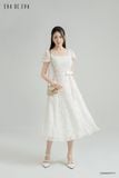  Đầm tay ngắn, Dáng thắt eo 25SDKE077T 
