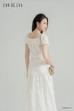  Đầm tay ngắn, Dáng thắt eo 25SDKE077T 