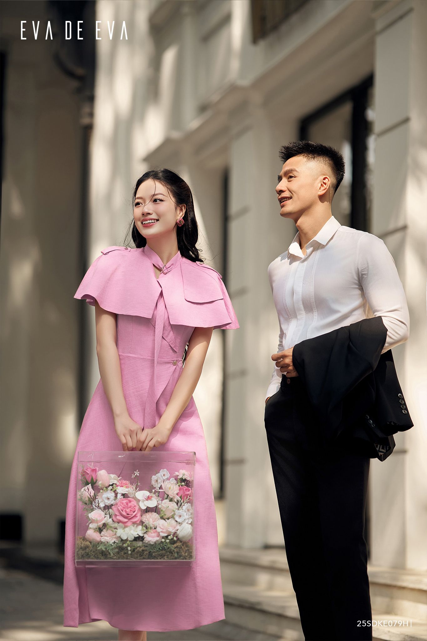 Đầm tay ngắn,  25SDKE079H 