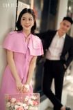  Đầm tay ngắn,  25SDKE079H 
