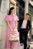  Đầm tay ngắn,  25SDKE079H 