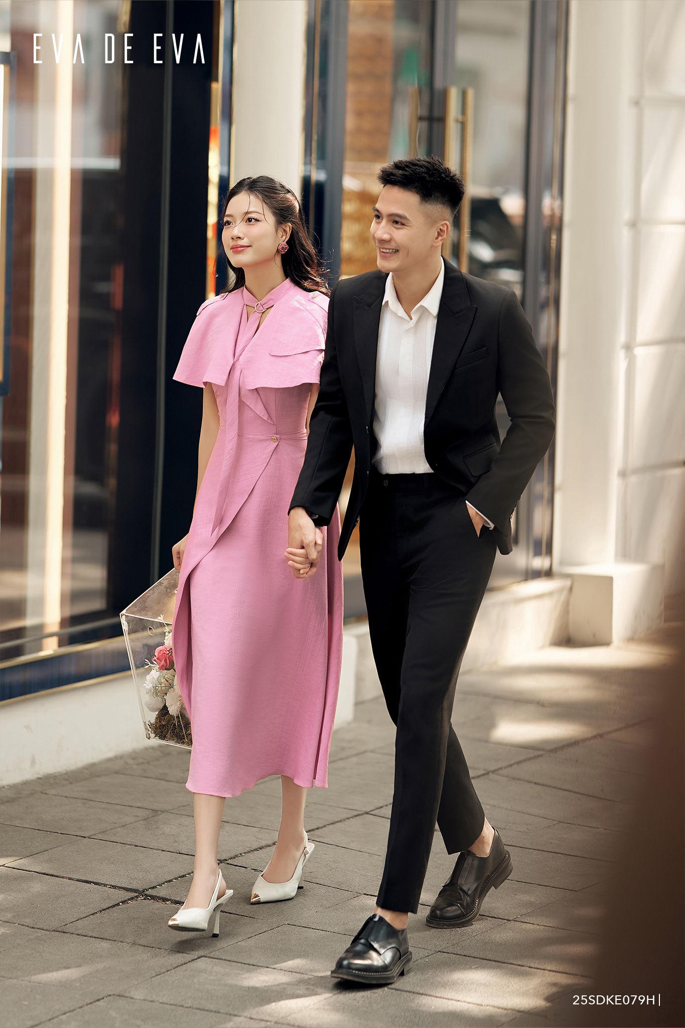  Đầm tay ngắn,  25SDKE079H 