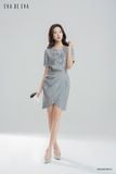  Đầm tay ngắn, Dáng thắt eo 25SDKE081G 