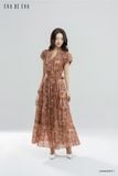  Đầm tay ngắn, Dáng thắt eo 25SDKE087F 