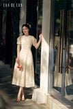  Đầm tay ngắn,  25SDKE088B 