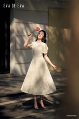  Đầm tay ngắn,  25SDKE088B 