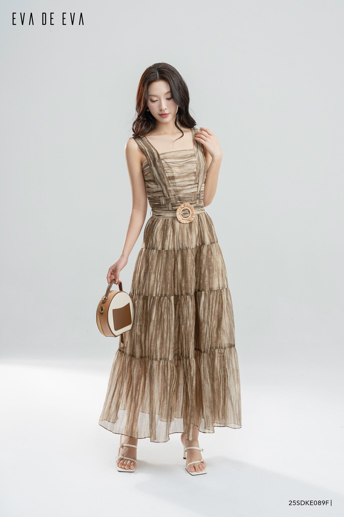  Đầm hai dây,  25SDKE089F 