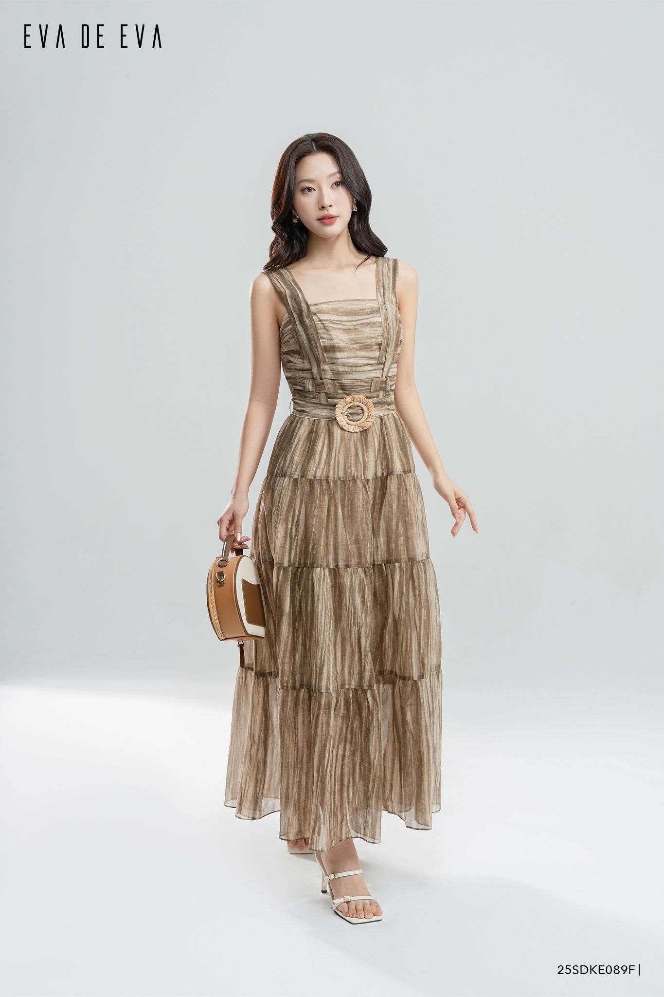  Đầm hai dây,  25SDKE089F 