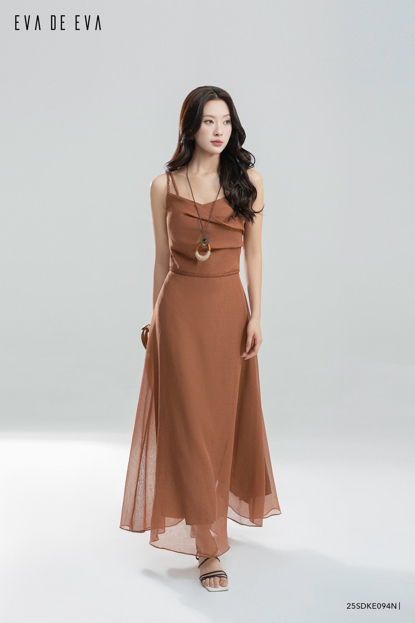  Đầm hai dây,  25SDKE094N 