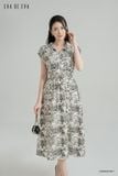  Đầm tay ngắn,  25SDKE104F 