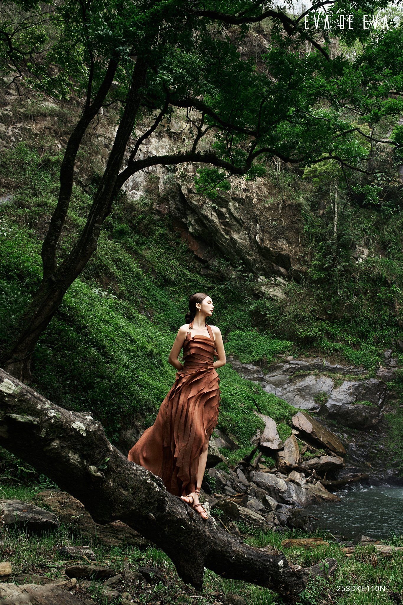  Đầm maxi,  25SDKE110N 
