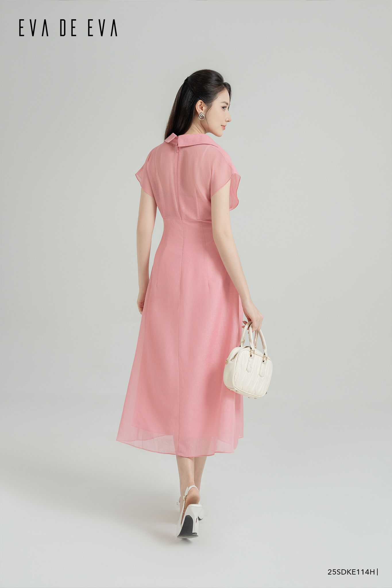  Đầm tay ngắn,  25SDKE114H 