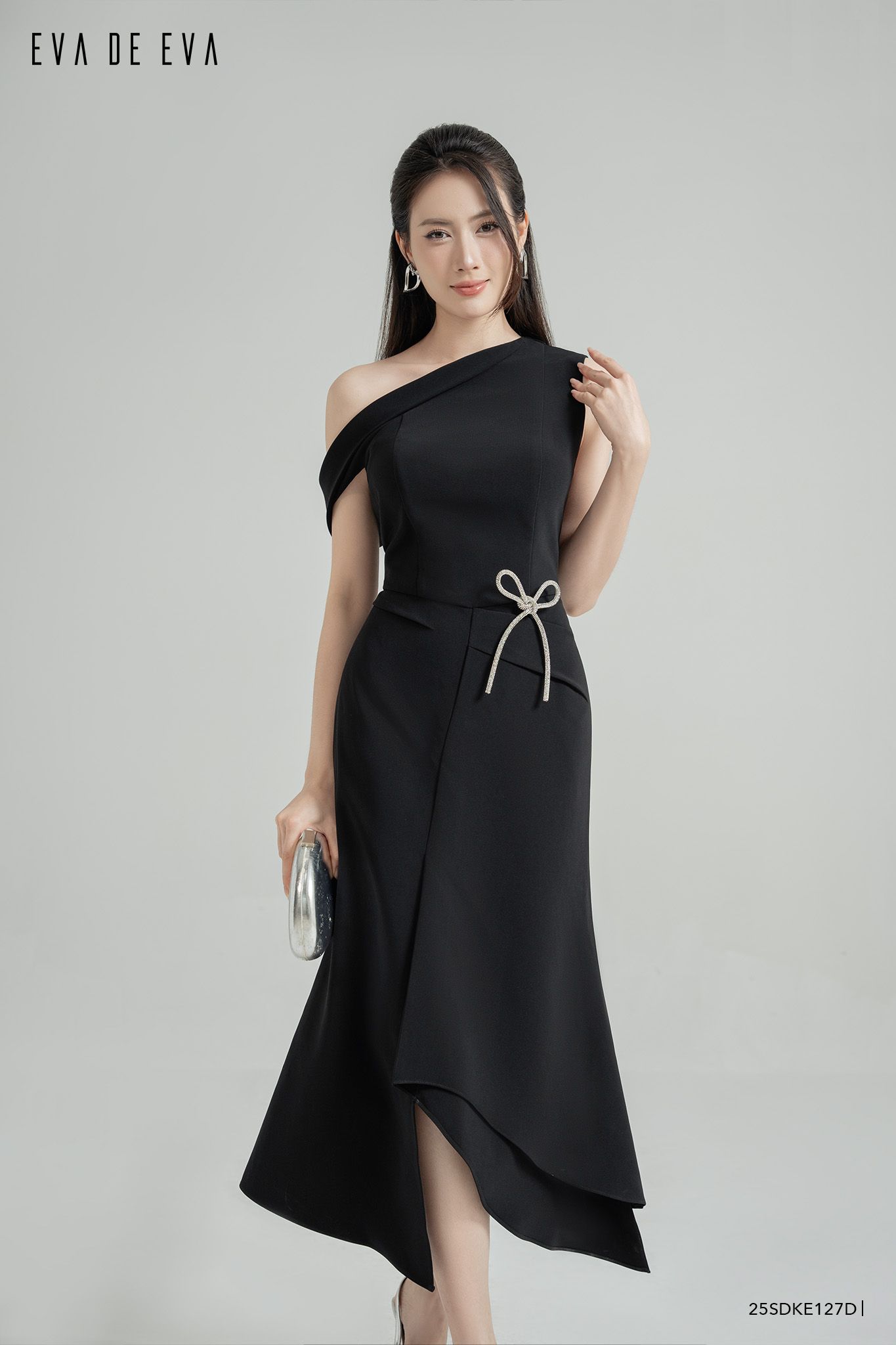  Đầm trễ vai,  25SDKE127D 