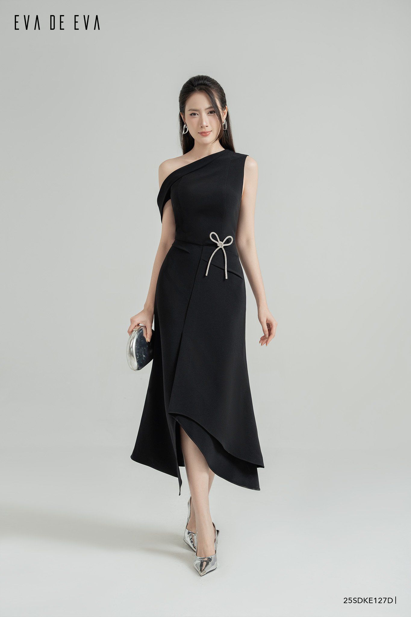  Đầm trễ vai,  25SDKE127D 