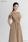  Đầm tay ngắn, Dáng thắt eo 25SDKE158N 