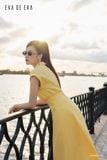  Đầm tay ngắn,  25SDKE159Y 