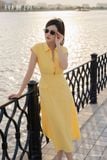  Đầm tay ngắn,  25SDKE159Y 