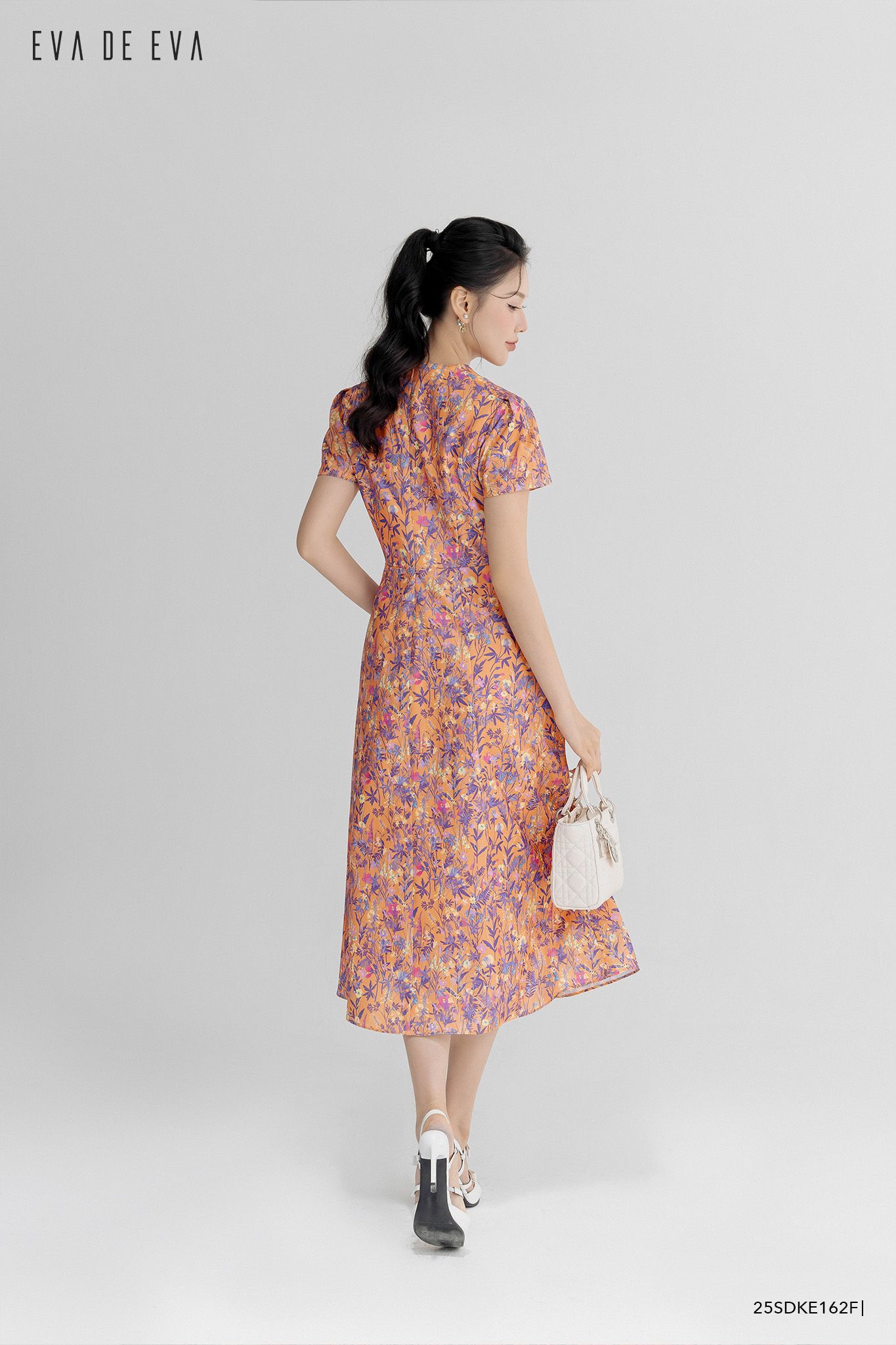  Đầm tay ngắn,  25SDKE162F 
