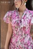  Đầm tay ngắn,  25SDKE182F 