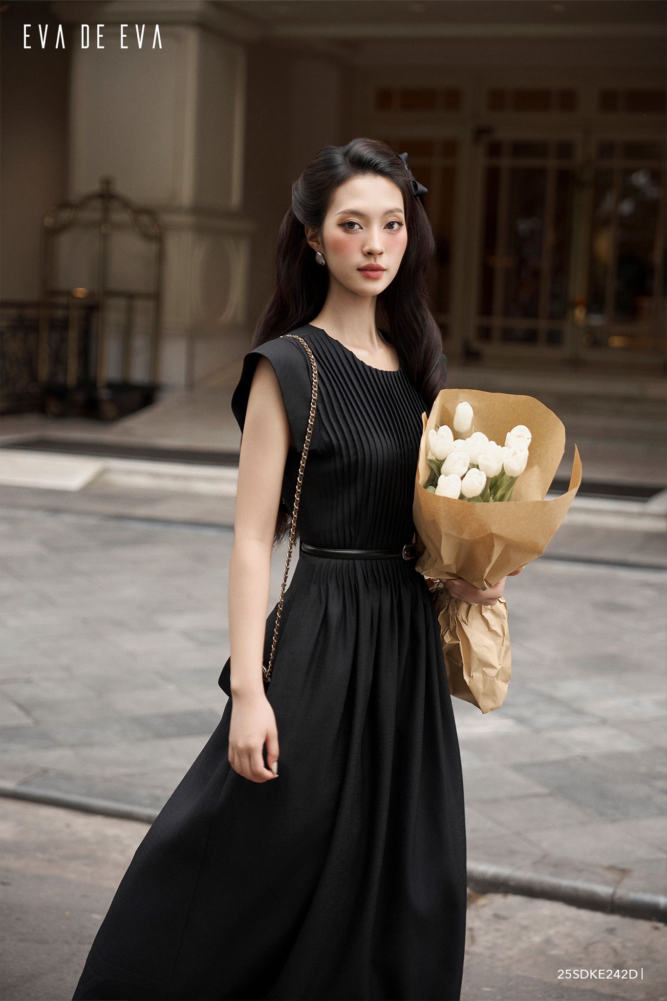  Đầm sát nách,  25SDKE242D 