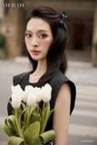  Đầm sát nách,  25SDKE242D 