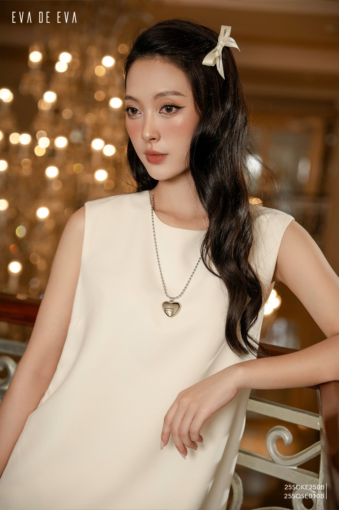  Đầm sát nách,  25SDKE250B đi kèm 25SQSE010B 
