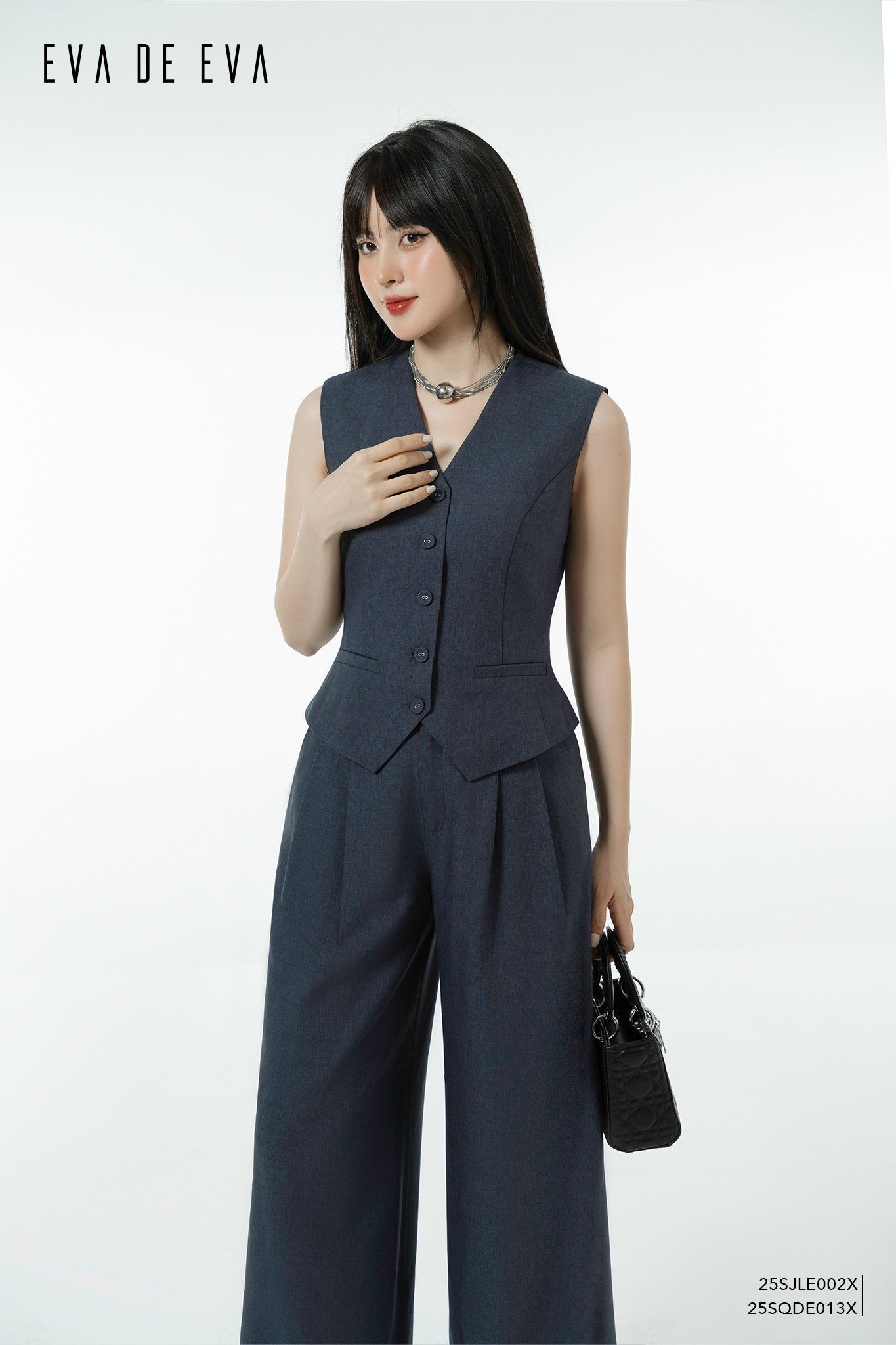  Quần dài, Ống suông 25SQDE013X 
